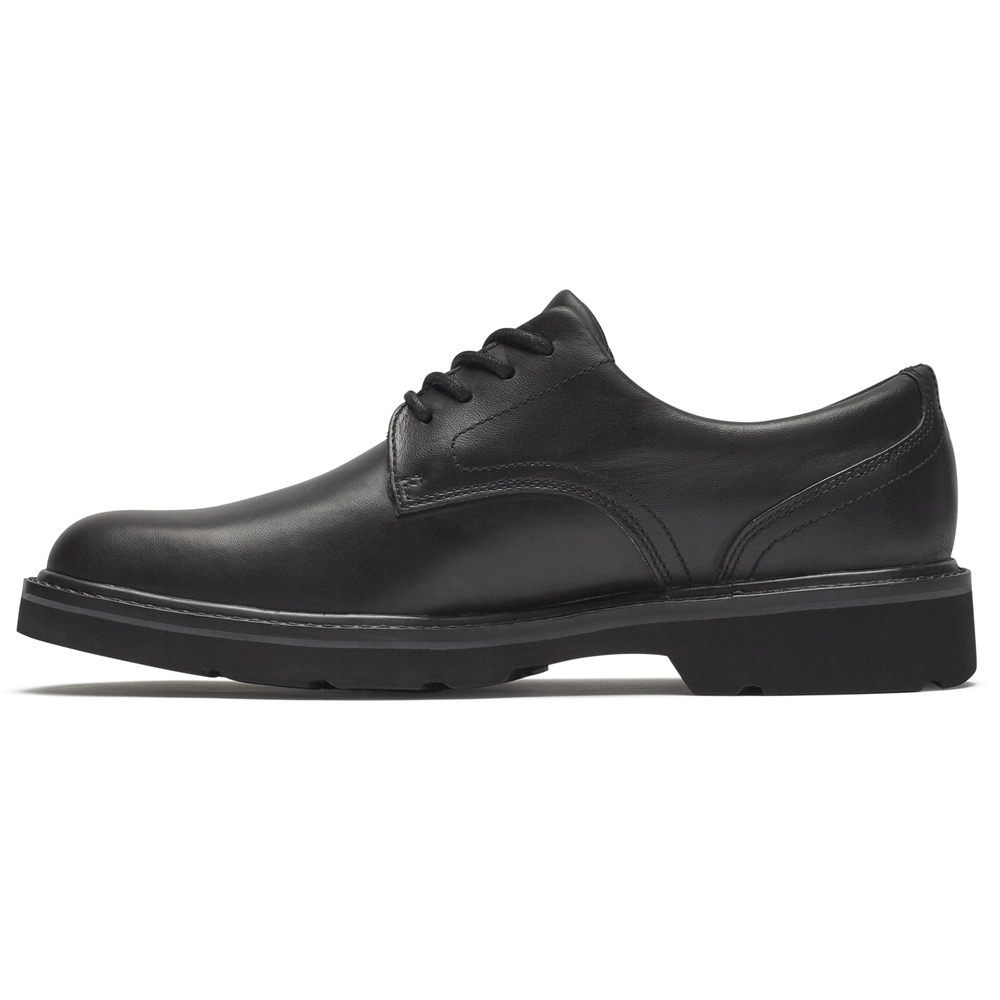 Rockport Oxfords For Mens Black - Charlee Waterproof Plain Toe - SY0153924